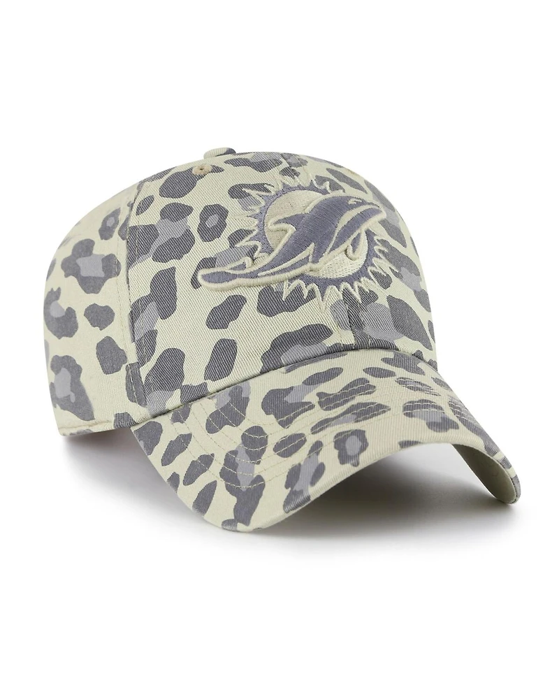 '47 Brand Women's Gray Miami Dolphins Bagheera Clean Up Adjustable Hat