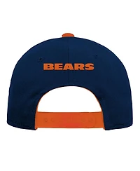 Outerstuff Big Boys and Girls Navy Chicago Bears Team Pre-Curved Adjustable Hat