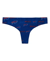 Concepts Sport Women's Royal Buffalo Bills Mosaic All Over Print Thong