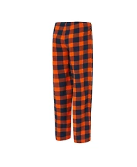 Concepts Sport Women's Navy, Orange Denver Broncos Avondale T-Shirt Pants Flannel Pj Set