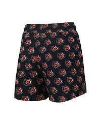 Concepts Sport Women's Cincinnati Bengals Gauge Allover Print Cropped Tank Top Shorts Sleep Set