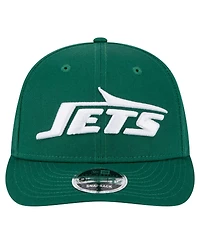 New Era Men's Green New York Jets Main Low Profile 9FIFTY Snapback Hat