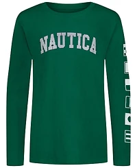 Nautica Boys 8-20 Graphic Print Long Sleeve T-Shirt