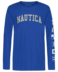 Nautica Boys 8-20 Graphic Print Long Sleeve T-Shirt