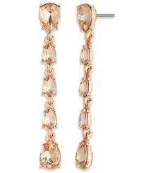 Givenchy Pear Glass Stone Linear Earrings