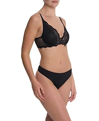 Natori Persuasion Lace Convertible Plunge T-Shirt Bra