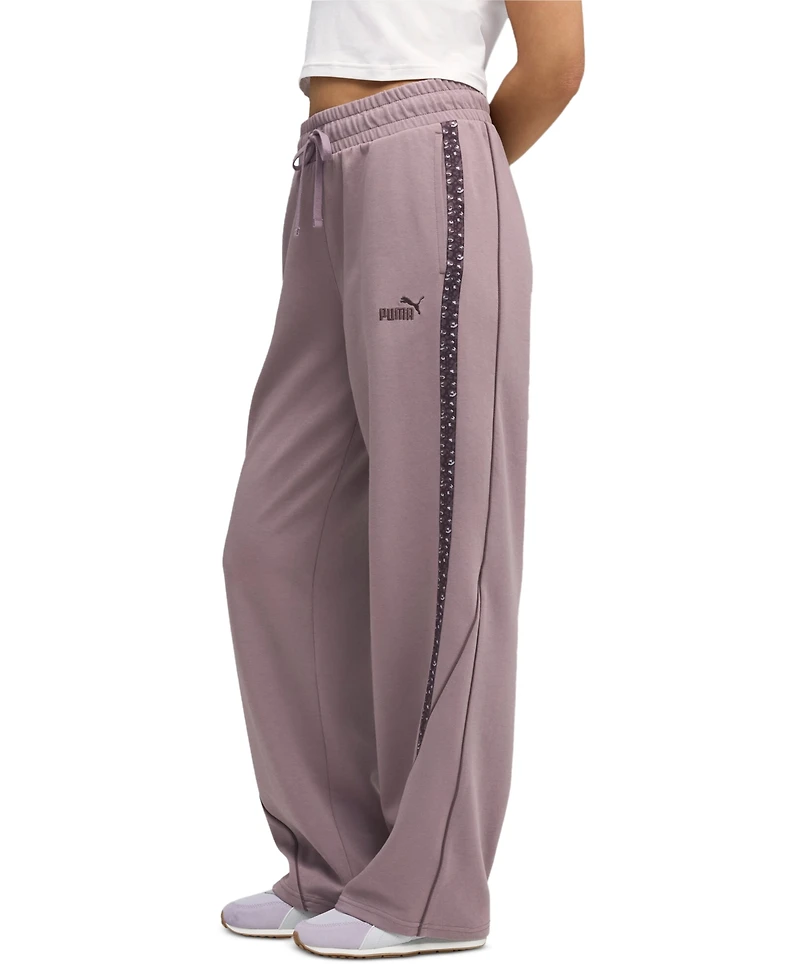 Puma Women's Essential Animal Straight-Leg Pants
