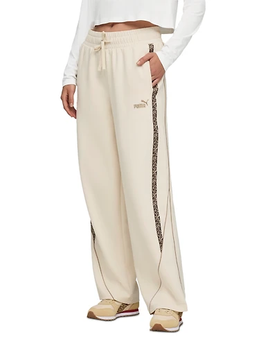 Puma Women's Essential Animal Straight-Leg Pants