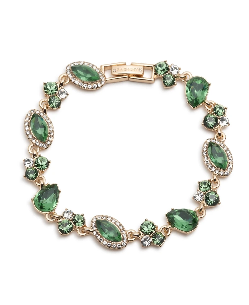 Givenchy Foldover Crystal Stone Flex Bracelet