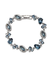Givenchy Foldover Crystal Stone Flex Bracelet