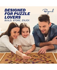 Beyond Innoventions Wooden Puzzle Table – Portable Jigsaw Organizer