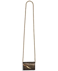 Donna Karan New York Women's Malverne Metallic Croco String Wallet