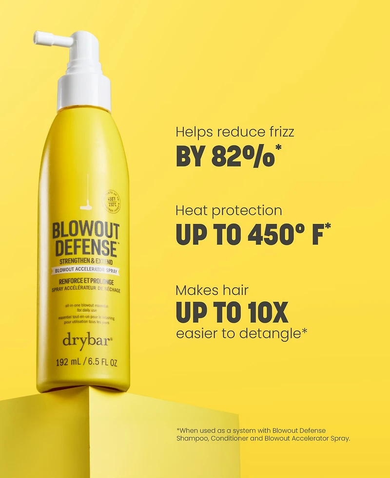 Drybar Blowout Defense Strengthen & Extend Blowout Accelerator Spray, 6.5 oz.