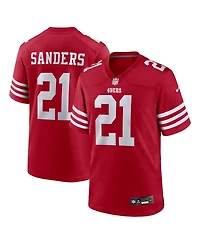 Nike Men's Deion Sanders Scarlet San Francisco 49ers Team Retired Player Game Jersey