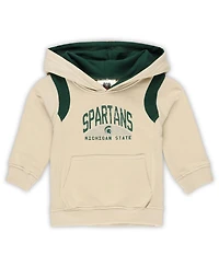 Wes & Willy Baby Boys and Girls 2-Piece Michigan State Spartans Color Block Pullover Hoodie Sweatpants Set