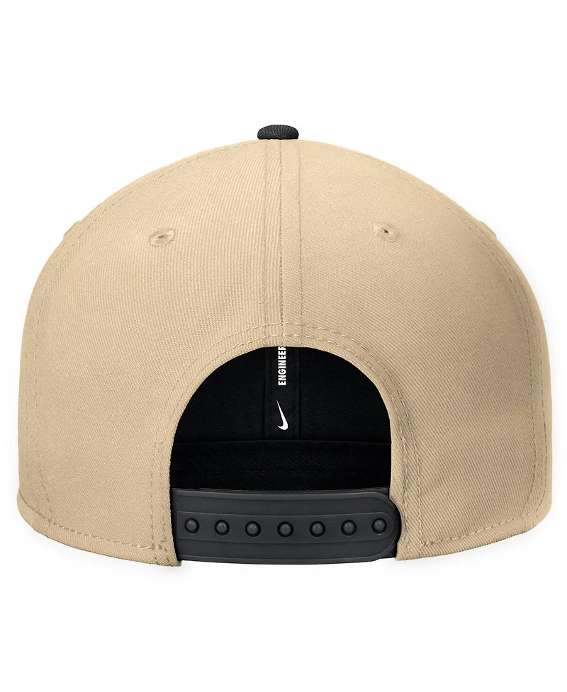 Nike Men's Gold Wake Forest Demon Deacons Vintage Script Pro Dri-fit Snapback Hat