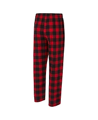 Concepts Sport Men's 2-Piece Scarlet/Black San Francisco 49ers Avondale T-Shirt and Flannel Pants Set