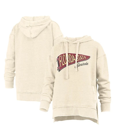 Pressbox Women's Cream Florida State Seminoles Marni Pullover Hoodie