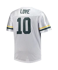 Fanatics Men's Jordan Love White Green Bay Packers Big Tall V-Neck Fashion Jersey