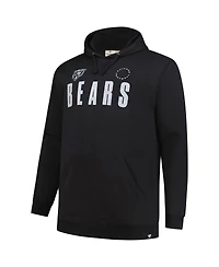 Fanatics Men's Black Chicago Bears Big Tall Chip Shot Hoodie