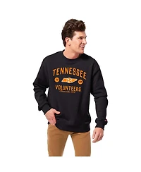 League Collegiate Wear Men's Black Tennessee Volunteers Bendy Arch Essential Pullover Sweatshirt