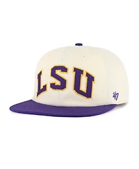 '47 Brand Men's and Women's Natural Lsu Tigers Crossover Off Hand Captain Adjustable Hat