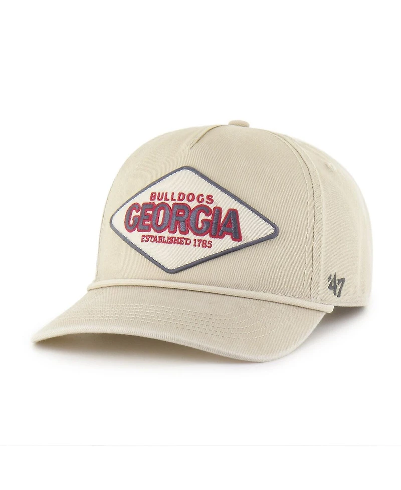 '47 Brand Men's and Women's Cream Georgia Bulldogs Outdoorsmen Cairn Hitch Adjustable Hat
