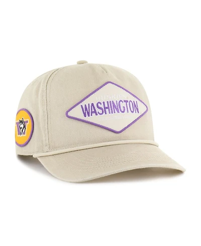 '47 Brand Men's and Women's Cream Washington Huskies Outdoorsmen Cairn Hitch Adjustable Hat