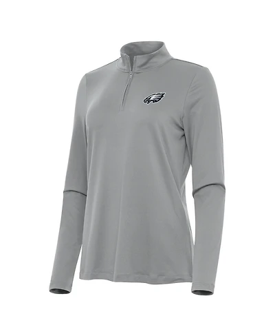 Antigua Women's Philadelphia Eagles Reprocess Quarter-Zip Top