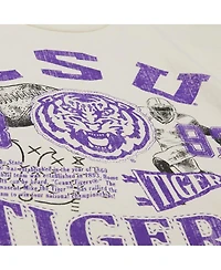 Mitchell & Ness Men's Cream Lsu Tigers Heritage Scholar T-Shirt