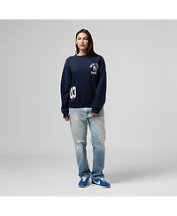Mitchell & Ness Women's Navy New York Yankees Cooperstown Collection Crewneck Sweatshirt