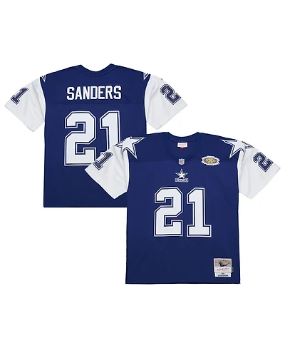Mitchell & Ness Men's Deion Sanders Navy Dallas Cowboys 1995 Legacy Replica Jersey