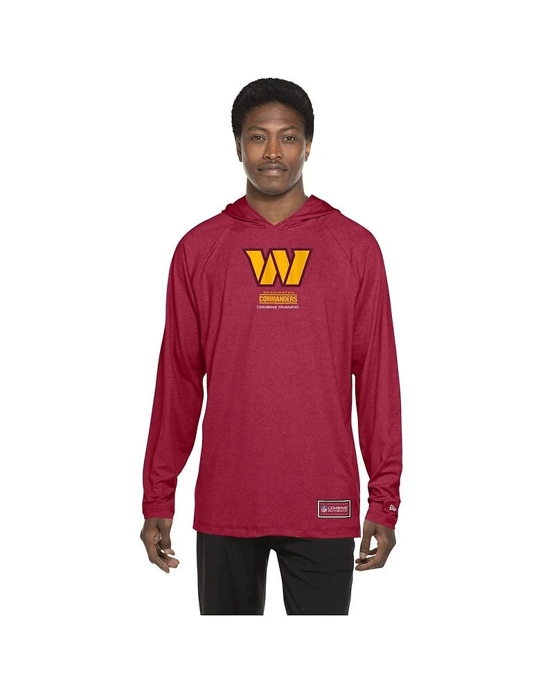 New Era Men's Burgundy Washington Commanders Functional Fandom Hoodie