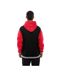 New Era Men's Black Kansas City Chiefs Full-Snap Fleece Hoodie Jacket