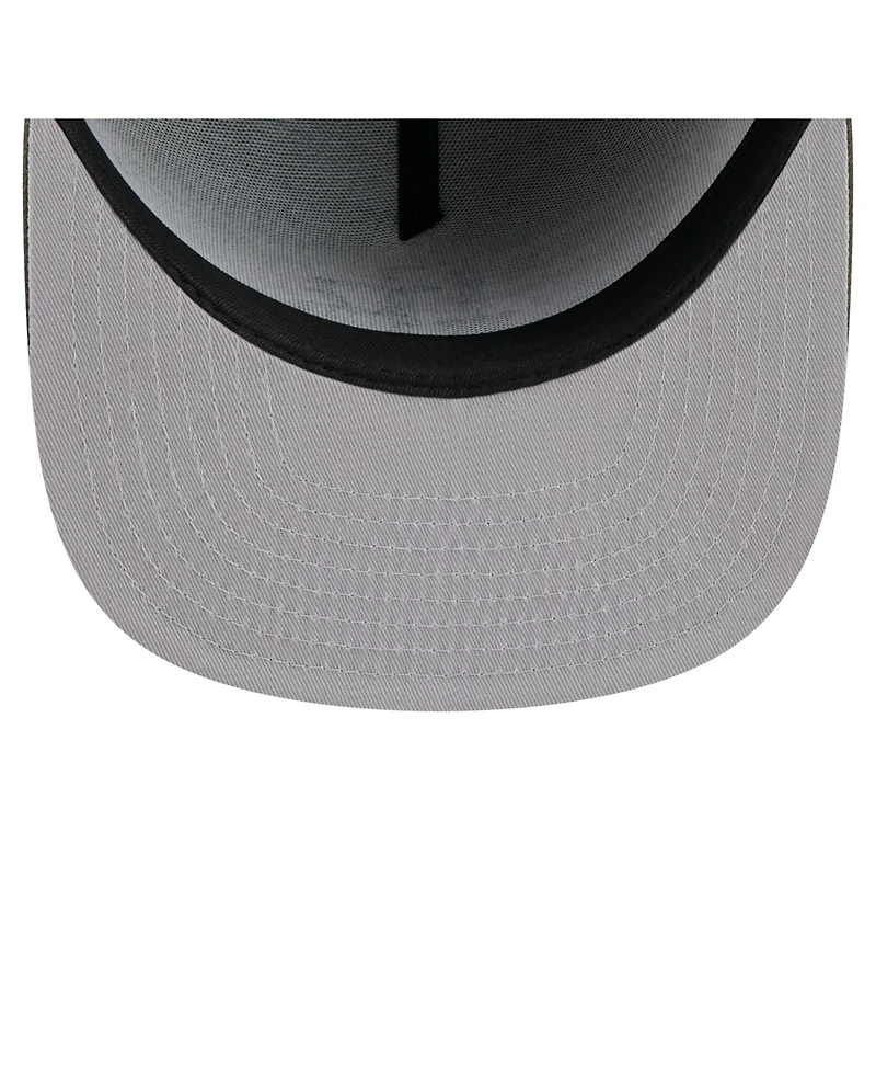 New Era Men's Olive Tampa Bay Rays Color Pack A-Frame 59FIFTY Fitted Hat