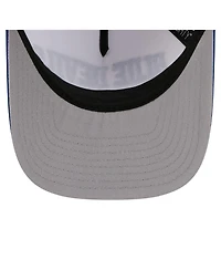 New Era Men's White/Royal Duke Blue Devils Arch Two-Tone Rope 9FORTY A-Frame M-Crown Adjustable Hat