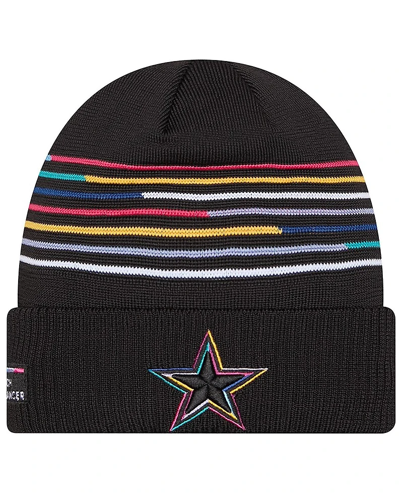 New Era Men's Black Dallas Cowboys 2025 Nfl Crucial Catch Cuffed Knit Hat