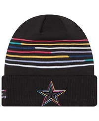 New Era Men's Black Dallas Cowboys 2025 Nfl Crucial Catch Cuffed Knit Hat