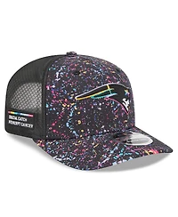 New Era Men's Black New England Patriots 2025 Nfl Crucial Catch 9SEVENTY Adjustable Hat