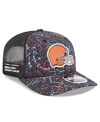 New Era Men's Black Cleveland Browns 2025 Nfl Crucial Catch 9SEVENTY Adjustable Hat