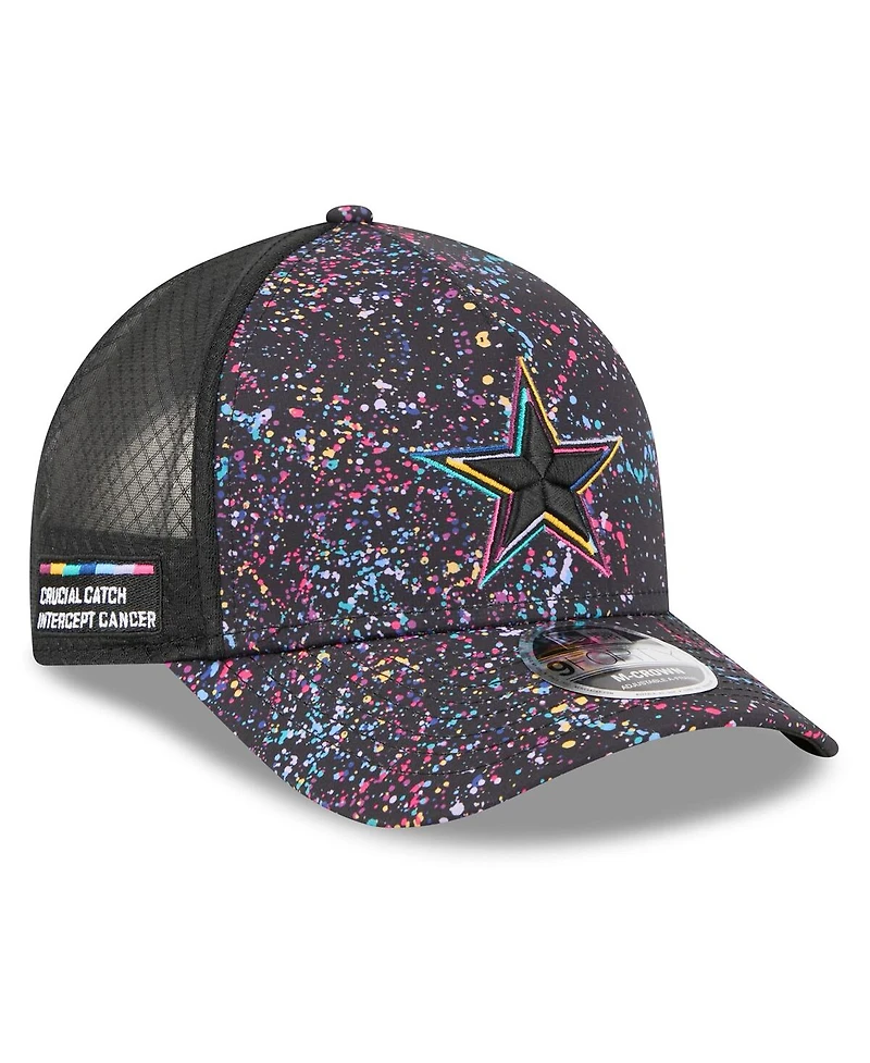 New Era Men's Black Dallas Cowboys 2025 Nfl Crucial Catch 9FORTY Adjustable Hat