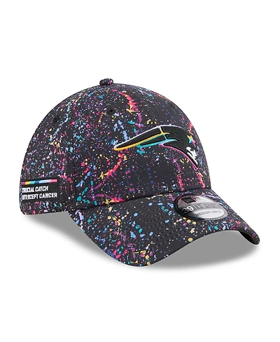 New Era Men's Black England Patriots 2025 Nfl Crucial Catch 39THIRTY Flex Hat
