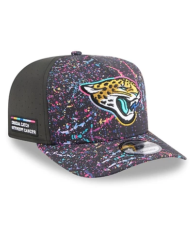 New Era Men's Black Jacksonville Jaguars 2025 Nfl Crucial Catch A-Frame 9FIFTY Snapback Hat