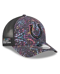 New Era Men's Black Indianapolis Colts 2025 Nfl Crucial Catch 9FORTY Adjustable Hat