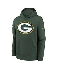 Nike Big Boys and Girls Green Bay Packers Sideline Club Fleece Hoodie