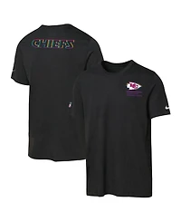 Nike Big Boys and Girls Black Kansas City Chiefs 2025 Nfl Crucial Catch Tri-Blend Dri-fit T-Shirt