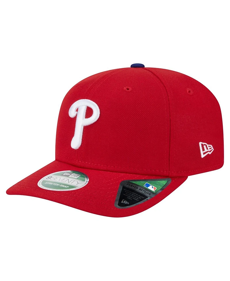 New Era Men's Red Philadelphia Phillies 2026 All-Star Game Side Patch 9SEVENTY Adjustable Hat