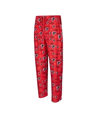 Concepts Sport Men's Red Atlanta Falcons Mosaic All Over Print Pants