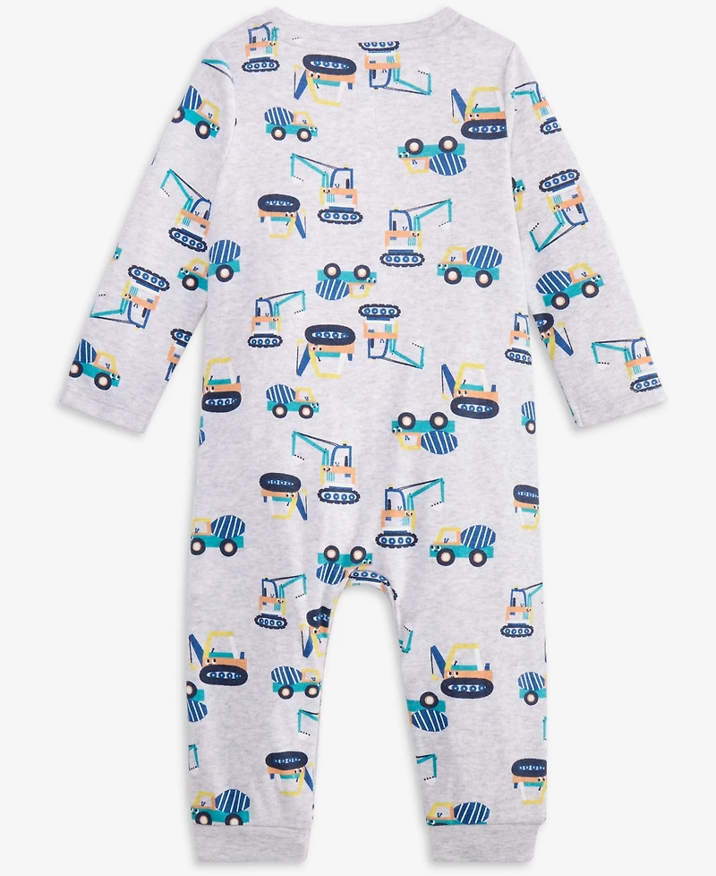 First Impressions Baby Boys Trucking Together Printed Coverall, Macy's Exclusive