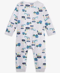 First Impressions Baby Boys Trucking Together Printed Coverall, Macy's Exclusive